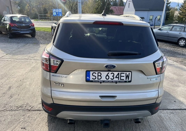 Ford Escape cena 74600 przebieg: 108951, rok produkcji 2018 z Biała małe 137